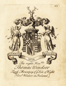 Coat of Arms of Thomas Windsor, Lord Mountjoy of the Isle of Wight