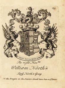 Coat of arms of William North, Lord North & Gray, 6th Baron North, 2nd Baron Grey by Andrew Johnston