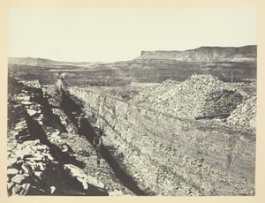 Burning Rock Cut, Green River Valley by Andrew Joseph Russell