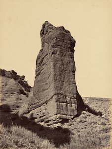 Plate 31. Monument Rock, Mouth of Echo Canyon, 1869 by Andrew Joseph Russell