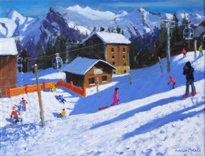 The Ice Rink, Samoens, France by Andrew Macara