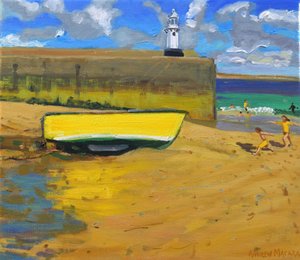 Yellow Boat, St Ives by Andrew Macara