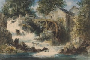 An Overshot Mill by Andrew Nicholl