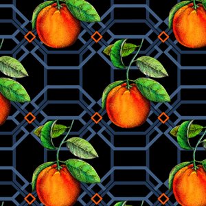 Orange Geometric, 2018