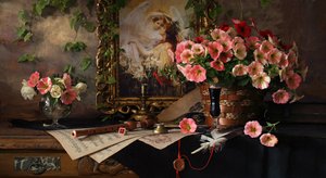Romantic Floral Still Life by Andrey Morozov