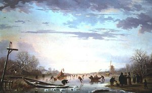 Dutch Canal Scene