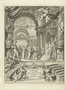 Title Page for: Wedding Songs for the Union of Mr. Jan Walraven, Councilor (...) of His Electoral Highness of Brunswick and Lunenburg. With Mrs. Margareta Trip. Amsterdam, 108