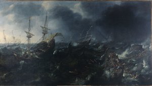 The Battle of Lepanto by Andries van Eertvelt
