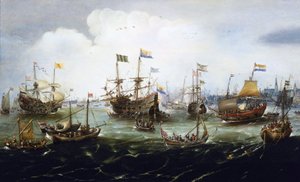 The Return of the Dutch Fleet, May 1 by Andries van Eertvelt