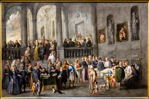 Assisting the Sick, Around 1640 by Andries van & Wael Cornelis de (1592 1667) Eertvelt