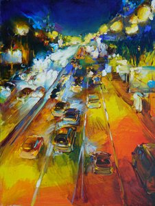 Night Highway Glow