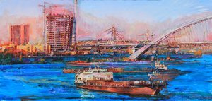 Vibrant City River