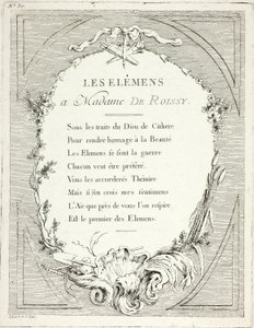 Frontispiece, from Elements by Ange Laurent de Lalive de Jully