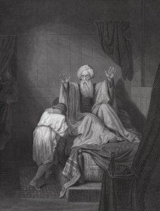 Isaac blessing Jacob by Ange Louis (1815 72) (after) Janet