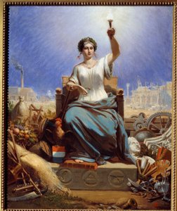 France Illuminating the World. Allegory