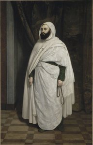 Portrait of Abdelkader ibn Muhieddine 1808-1883, 1853 by Ange Tissier