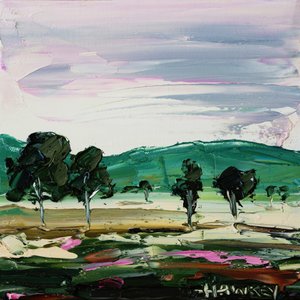 Vibrant Countryside Trees by Angela Hawkey
