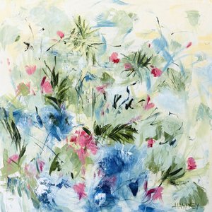 Vibrant Spring Garden by Angela Hawkey