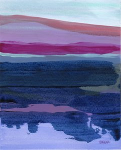Abstract Serene Landscape