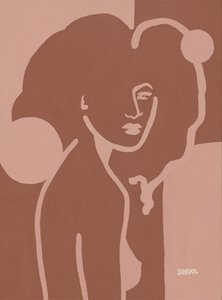 Minimalist Nude Woman