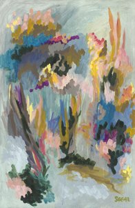 Vibrant Floral Abstract