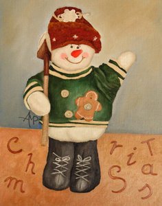 Jolly Christmas Snowman