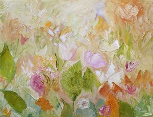 Textured Pastel Flowers