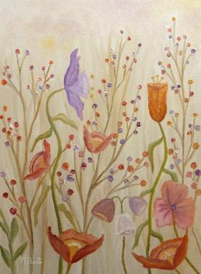 Whimsical Flower Field