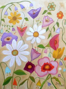 Whimsical Flower Garden