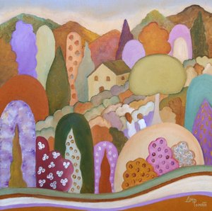 Whimsical Hillside Village