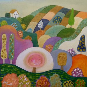 Whimsical Hillside Village