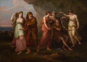 Telemachus and the Nymphs of Calypso