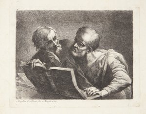 The Two Old Students by Angelica Kauffmann