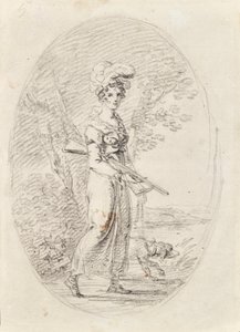 Huntress with Dog