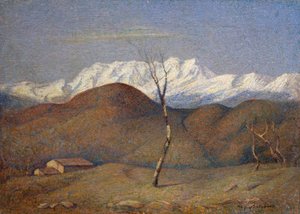Monterossino in Winter by Angelo Barabino