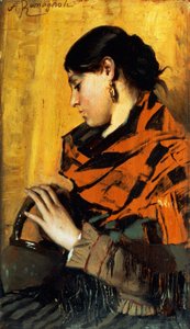 Woman of the people with warmer