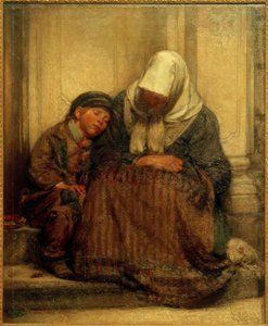 A.W. Göbel, Poor People by Angilbert Wunibald Gobel