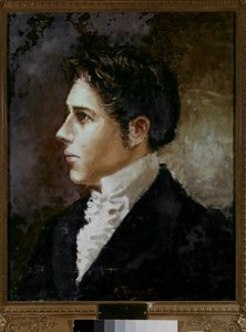 Portrait of Franco Alfano by Angiolo Tommasi