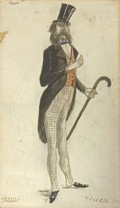 Caricature of Gerini