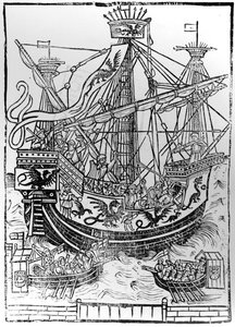 The Triumphal Arrival of Charles V, Holy Roman Emperor, in Bruges by Anglo French School