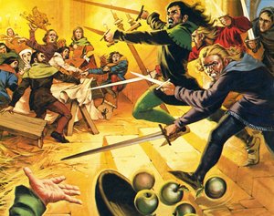 James Douglas attacking Roxburgh castle