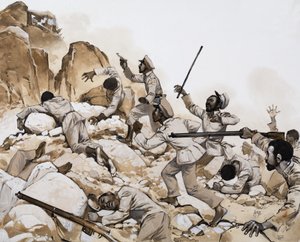 Military Skirmish by Angus McBride
