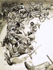 Unidentified battle scene