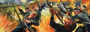 Unidentified Battle Scene, Probably American Civil War