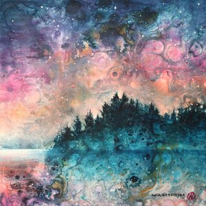 Cosmic Forest Lake by Ania Witwitzka