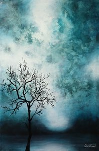 Misty Teal Tree