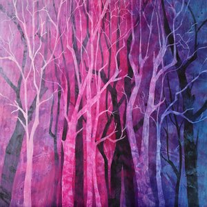 Vibrant Forest Glow by Ania Witwitzka
