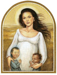 Angelina Jolie by Anita Kunz