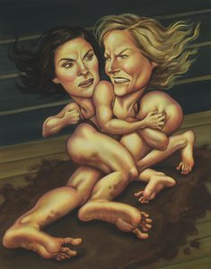 Battle of Julia and Jodie by Anita Kunz