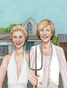 Ellen and Portia by Anita Kunz